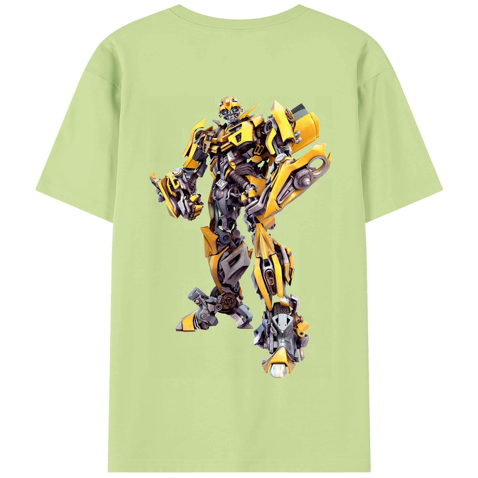 （画像用） Transformers トランスフォーマー 綿100％半袖Tシャツ（背面プリント）